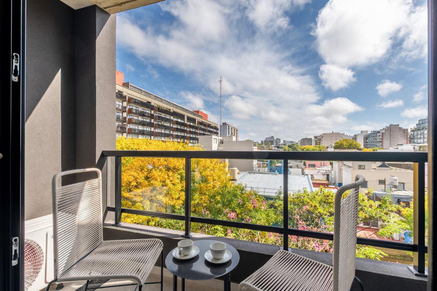 Balcón con vista a Palermo